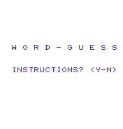 Word Guess